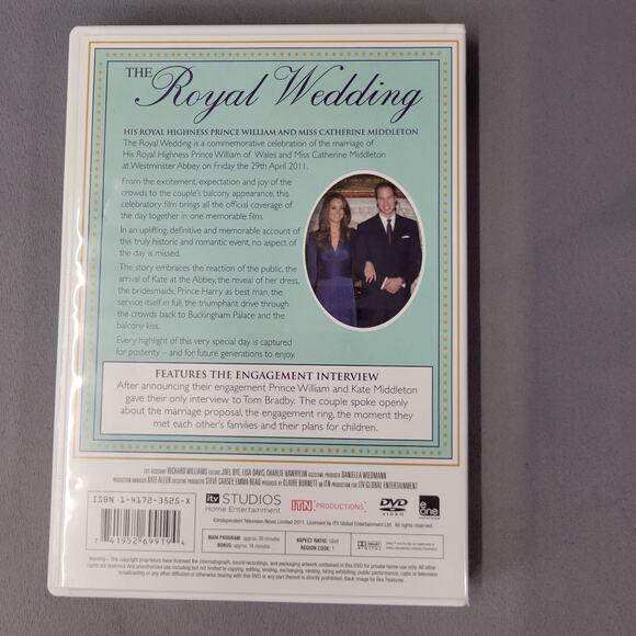 The Royal Wedding Celebration DVD Prince William Catherine Middleton - Picture 7 of 7